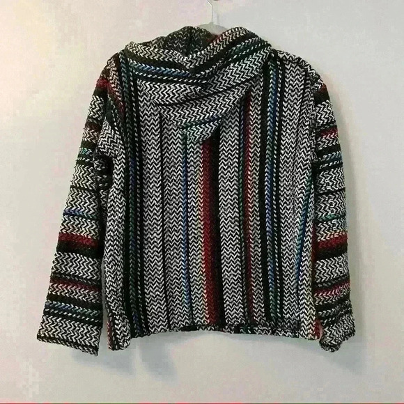 KNOTT'S Baja Hooded Pullover Pancho Size S Small - Picture 3 of 5